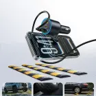 Orico HyperDrive 165W USB-A + 2x USB-C Car Charger - Black Foto 7