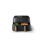 Philips Airfryer NA352 00 Dual Basket 9L 2750W black copper (NA352/00) Photo 5