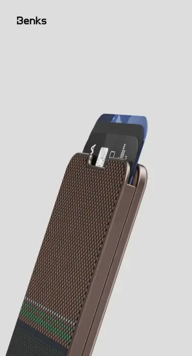 Benks Wallet Magnetic ArmorGo Kevlar Stand 600D Foto 9