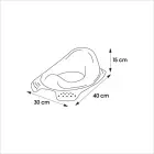 Toilet training seat Ewa "Peppa Pig" 30x40x15cm white Photo 3