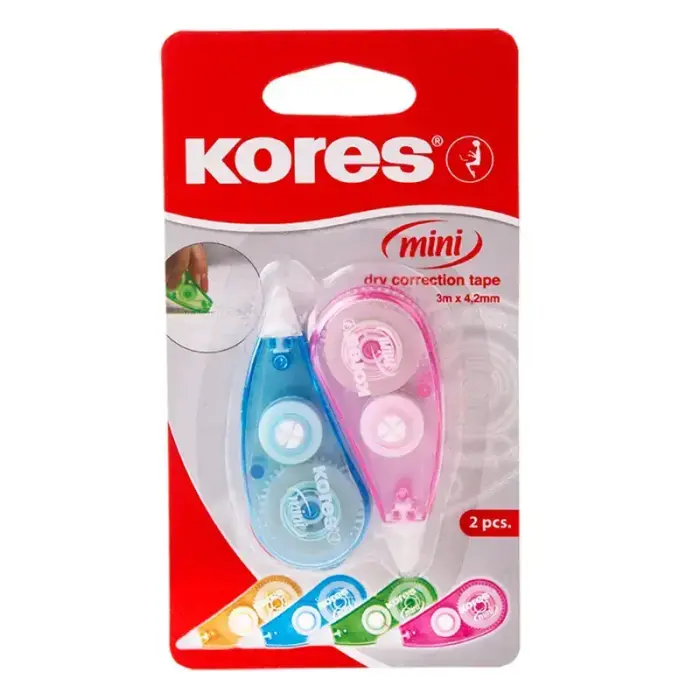 Korekcijas rolleris KORES MINI komplekts 4.2 mm x 3m, 2 gab Foto 3
