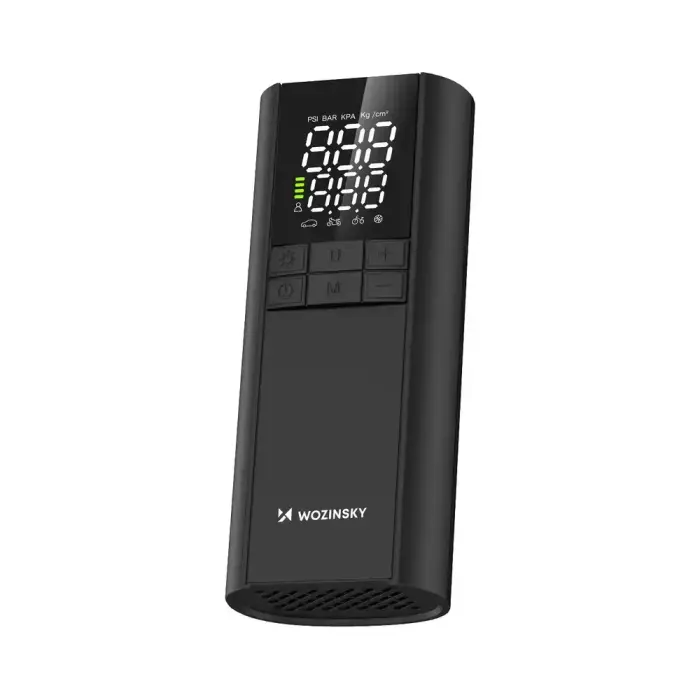 Wozinsky WPEP-8000 compressor, electric pump, 8000mAh power bank, flashlight - black Фото 6