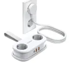 Orico APP 15.5W 5in1 Power Strip 2x AC + 2x USB-A + 1x USB-C - White Фото 1