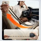 Orico Twin Reach 45W USB-A + USB-C Car Charger with Two Retractable USB-C Cables - Black Foto 5