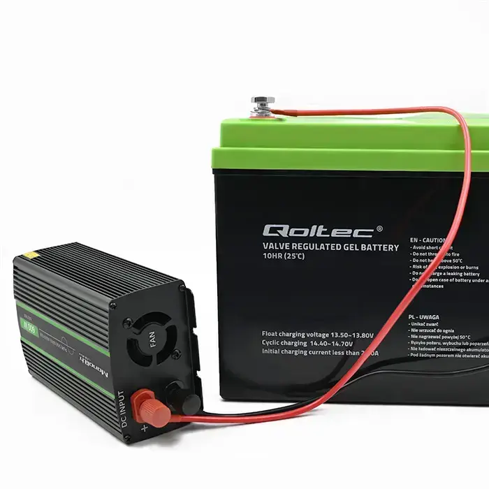 Qoltec Pure Sine Wave Inverter Monolith| 300W | 600W | 12V to 230V Photo 8