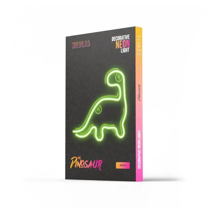 Neon LED Light DINOSAUR green NNE01 Neolia Фото 9