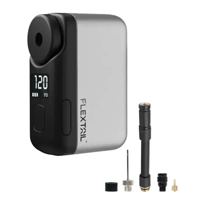 Flextail Tiny Bike Pump Pro Portable Bike Pump (Gray) Photo 2