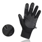Insulated, non-slip sports phone gloves (size L) - black Photo 4