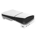 iPega P5S008 Horizontal Stand with USB HUB for PS5 Slim/PS5 Pro White Photo 4