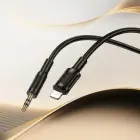 Borofone Cable AUX BL25 Nice - Lightning to jack 3,5mm - 1 metre black Photo 8