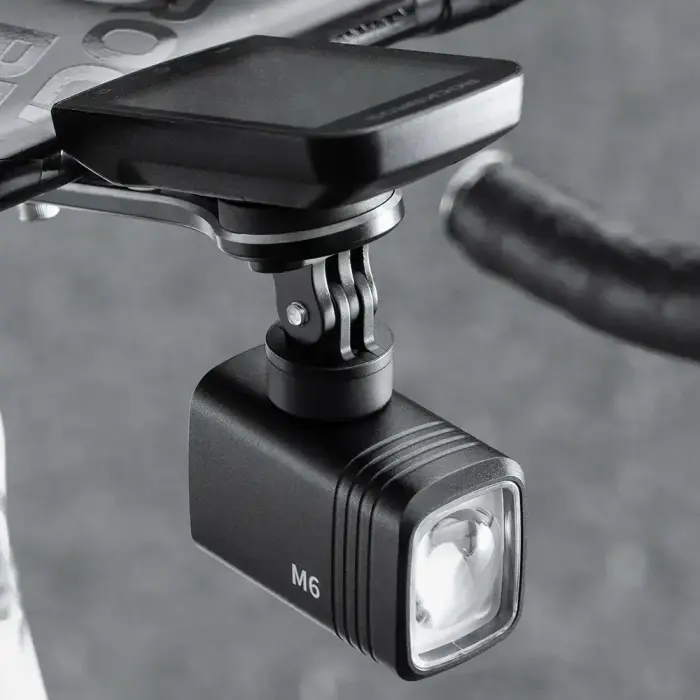Rockbros M6 1000 lm front rechargeable bike light 2800 mAh - black Foto 9