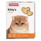 Vitamīnizēta papildbarība - Beaphar KITTY'S Cheese, 75tab. Foto 1