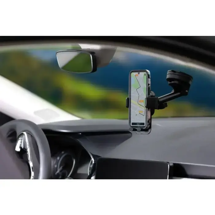 Car phone holder Forcell F-Grip Guardian windshield / dashboard black Photo 10