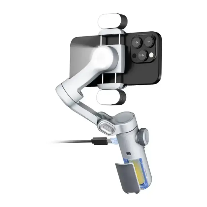 AOCHUAN X Pro Gimbal with RGB Lighting (Gray) Foto 3