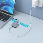 Hub Wozinsky WHCH-01 USB-C PD 100W HDMI 4K@30Hz USB-A 10Gbps - gray Фото 6