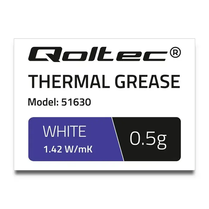 Qoltec Thermal grease 1.42 W/m-K | 0.5g | White Foto 2
