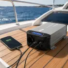 Qoltec Pure Sine Wave Inverter with UPS | 12V to 230V | 1000/2000W | LCD | USB | USB-C | Compatible with LiFePO4 GEL AGM  Photo 7
