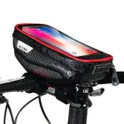 WILDMAN traveling bag for bike handlebars with zipper E1 1L ( 4 "- 7" ) black Photo 1