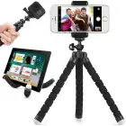 Fusion Tripod Elastīgs telefona turētāja statīvs melns Foto 1