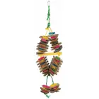 Rotaļlieta putniem : TRIXIE Wooden Toy with Sisal Rope, Colourful, 18*35 cm Foto 1