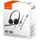 Creative HS-230 Wired Headphones with USB Microphone Black Photo 7