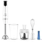 TEFAL rokas blenderis Infinity Force, balts/nerūsējošais tērauda Foto 1