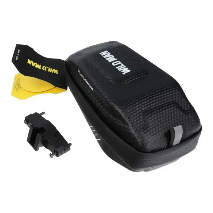 WILDMAN traveling bag under bicycle saddle with zipper E7S 0,8L black Photo 5
