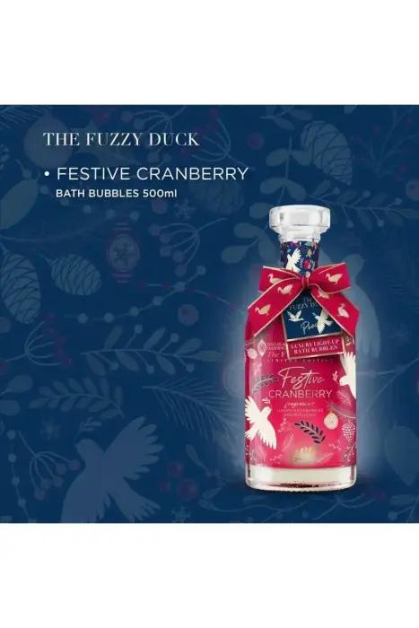 Debenhams the Fuzzy Duck Winter Wonderland Light up Bath Bubbles Decanter Gift Photo 6