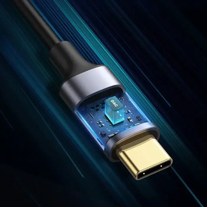 Ugreen USB Type C (male) - 2RCA (male) audio cable 1,5m gray (20193 CM451) Photo 7
