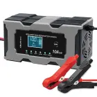 Qoltec Intelligent microprocessor charger 12V 10A | Rectifier with repair function for AGM GEL LiFePO4 battery | LCD Photo 1