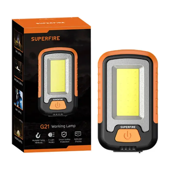 Workshop Flashlight Superfire G21, 650lm, USB Foto 3