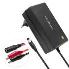 Qoltec Automatic charger for AGM GEL STD batteries | 24V charger | 19.2W | 5.5x2.1 | 1.8m cable Photo 1