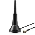 Qoltec 4G LTE antenna with magnetic base | 5dBi | indoor | omnidirectional |600-2700 MHz | SMA | 3m Foto 1