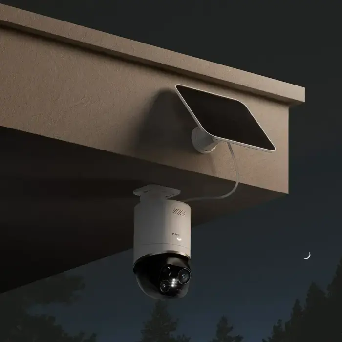 Kamera zewnętrzna Dreame Navo Elite 1 Outcam 360° z panelem solarnym - biała Foto 4
