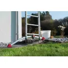 Combination stairs S100 Hailo ProfiLOT / aluminium / 3x12 steps Photo 11