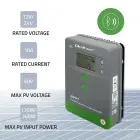 Qoltec Solar Charge Controller MPPT with Temperature Sensor 10A | 12V / 24V | LCD | 2 x USB | Bluetooth | APP | GEL | LiFePO4 Foto 2