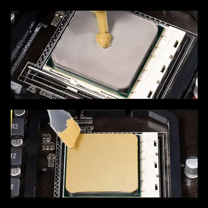 Qoltec Thermal grease 3.05 W/m-K | 0.5g | Gold Foto 3