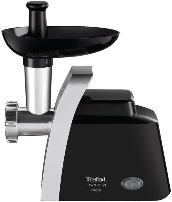 TEFAL gaļas mašīna,1400W, līdz 1,7kg/min ,melna-sudraba Фото 4