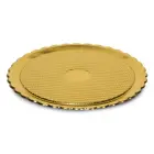 Plastic trays gold set of 2 Easy Bake Ø28cm  Photo 1