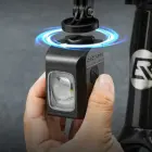 Rockbros M8 1600lm front bike light with remote control 10m rechargeable 4000 mAh - black Foto 10