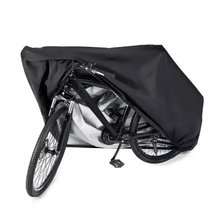 Waterproof grill cover, bicycle cover, bike cover, garden furniture cover, XXL cover, black Foto 4