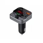 ART transmiter FM bluetooth 5.0 + USB A QC3.0 + Typ C (total 30W) FM-84B black Фото 6