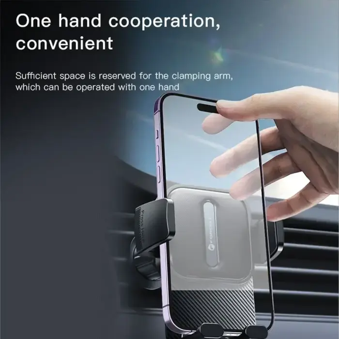 Car phone holder Forcell F-Grip Guardian AV air vent black Photo 9