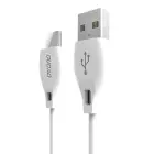 Dudao L4T data transfer and charging cable | USB-A to USB-C | 10.5W | 1m | white Photo 1