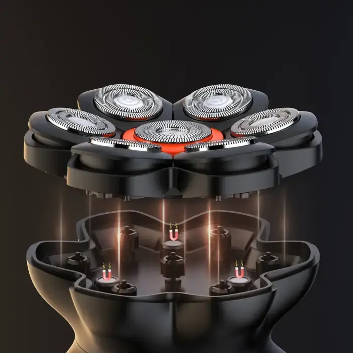 MAXGROOM JK-1688 Electric Shaver for Head and Beard - Black Foto 12