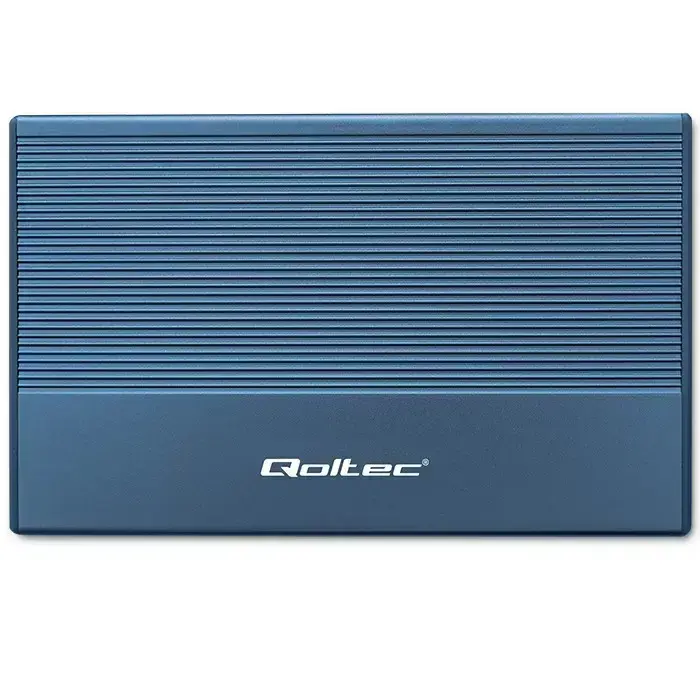 Qoltec Aluminium Enclosure | SSD HDD 2.5'' drive | SATA | USB 3.0 | Super speed 5Gb/s | 2TB | Blue Photo 10