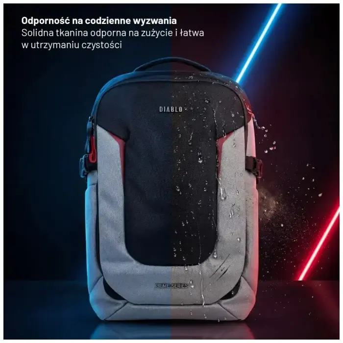 Diablo Chairs Prime Multifunctional Laptop Backpack black grey Photo 9