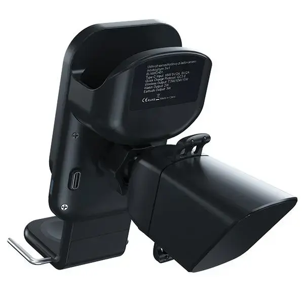 Beline uchwyt samochodowy z ładowaniemindukcyjnym BLNWCH01 3w1 Smartphone|iWatch|Airpods Photo 4