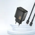 Dudao A27P travel charger | 30W | PD | USB-C | black Photo 2