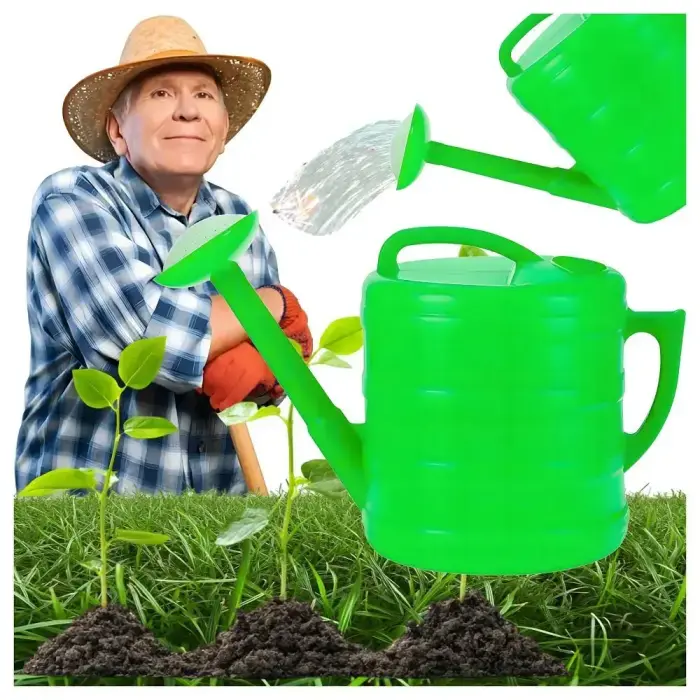 Garden plastic watering can 10 L RC-K-1600 green Photo 2